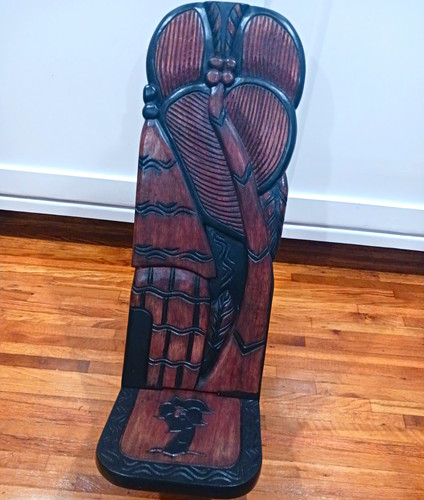 Vintage hand carved - carved, ghanaian
