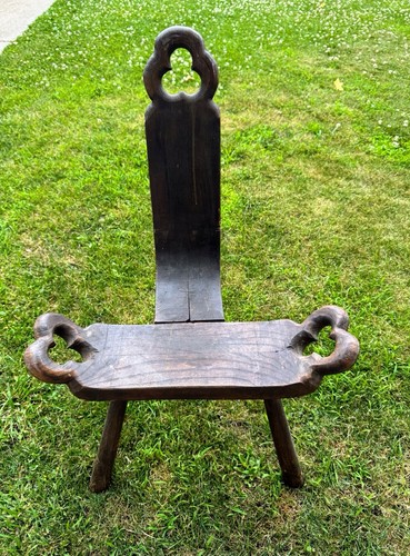 Antique wooden three - antique, three-legged