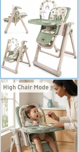 Folding baby high chair - baby,