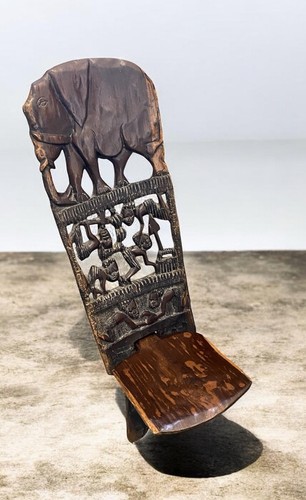 African hand carved palaver - african,