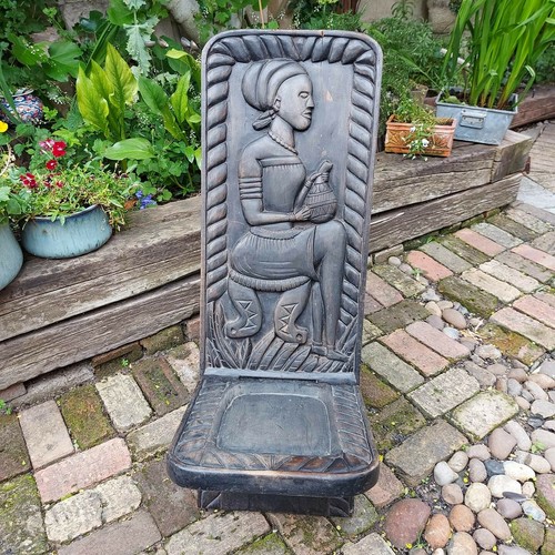 Vintage handcarved tribal art - handcarved,