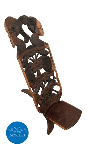 Vintage african carved wooden - african,