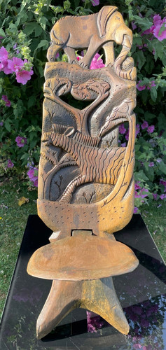 Vintage african birthing chief - vintage,
