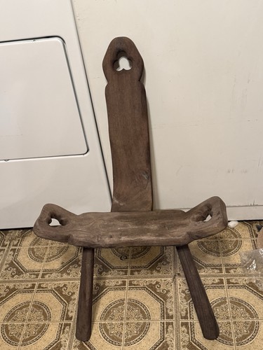 Antique wooden legged - antique, 3-legged