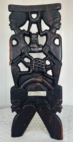 African hand carved palaver - african,