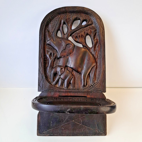 Vintage hand carved african - carved,