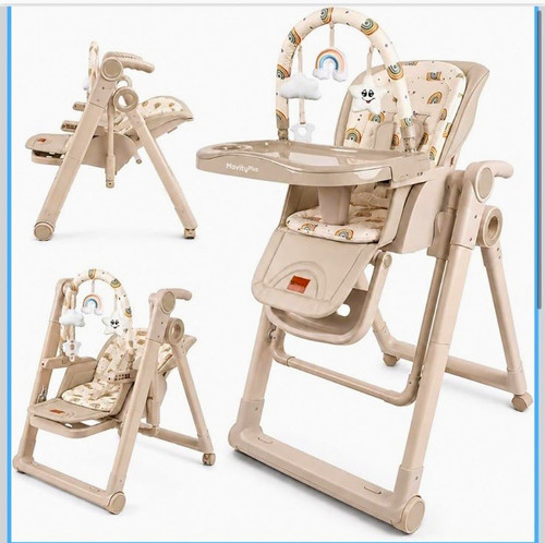 Folding baby high chair - folding,
