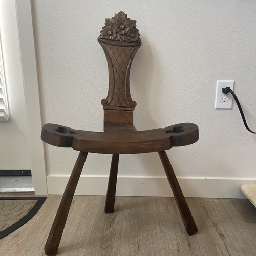Vintage hand carved wooden - vintage, hand-carved